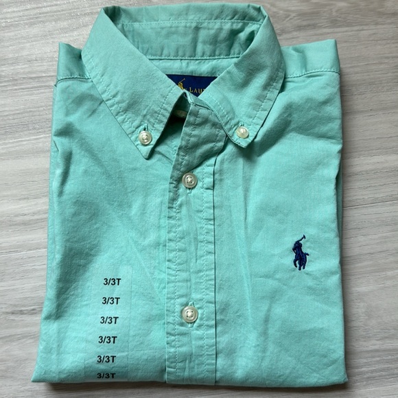 Polo Ralph Lauren Other - POLO RALPH LAUREN KIDS TODDLER SHORT SLEEVE BOTTON DOWN SHIRT 3T